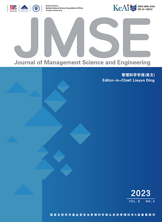 Go to journal home page - Journal of Management Science and Engineering